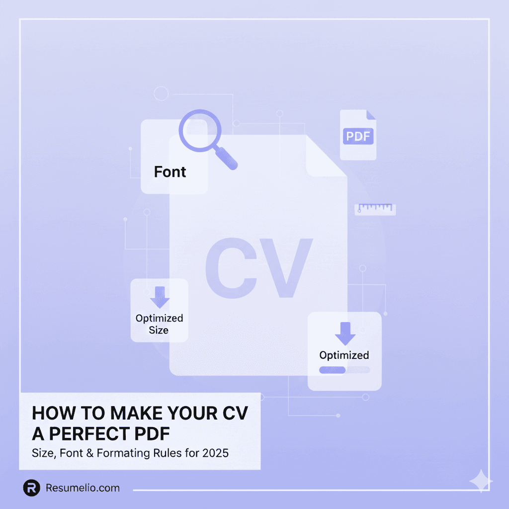 Cover Image for Cum să-ți faci CV-ul un PDF Perfect: Dimensiune, Font și Reguli de Formatare pentru 2025